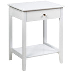 Table de chevet avec tiroir de rangement pour chambre à coucher