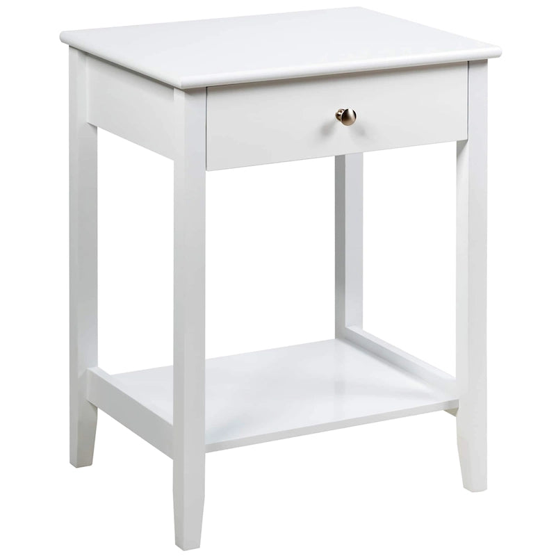 Table de chevet avec tiroir de rangement pour chambre à coucher