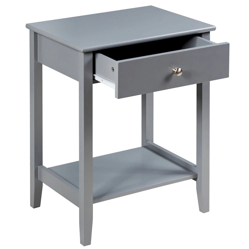 Table de chevet avec tiroir de rangement pour chambre à coucher