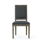 Chaises de salle à manger classiques en tissu (lot de 2)