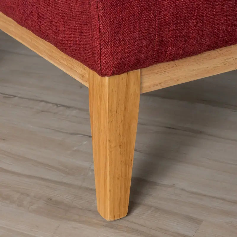 Fauteuil d'appoint rembourré du milieu du siècle - 27,50 L x 28,50 P x 36,50 H