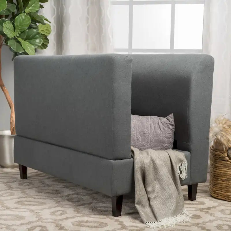 Causeuse de rangement en tissu