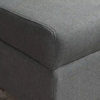 Causeuse de rangement en tissu