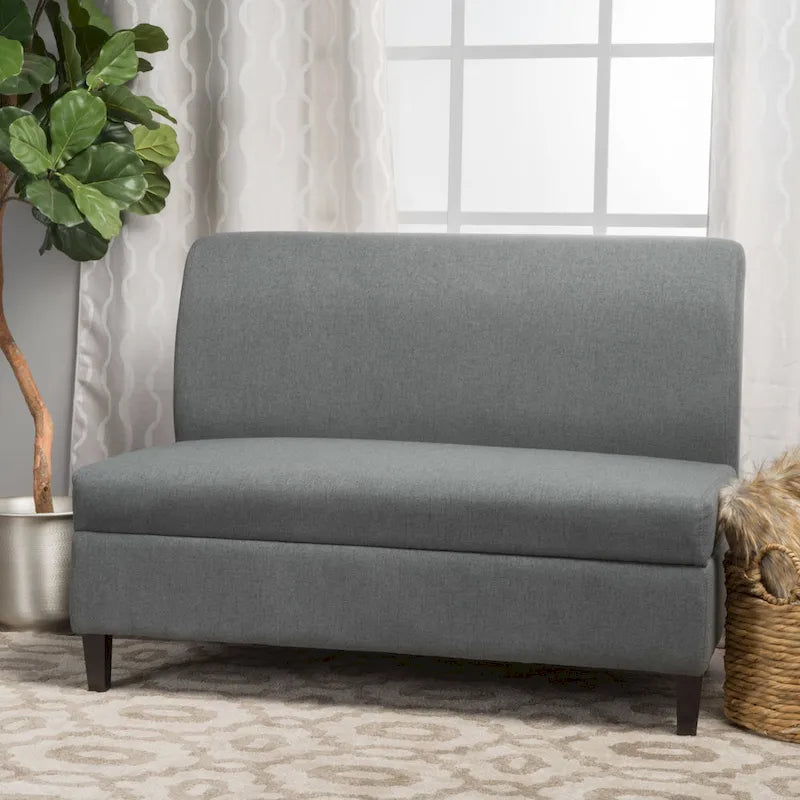 Causeuse de rangement en tissu
