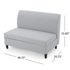Causeuse de rangement en tissu