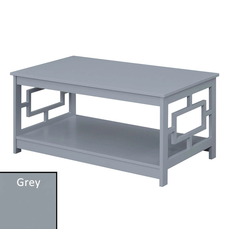 Table basse avec étagères
