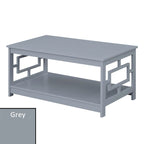 Table basse avec étagères