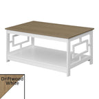 Table basse avec étagères
