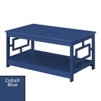 Table basse avec étagères