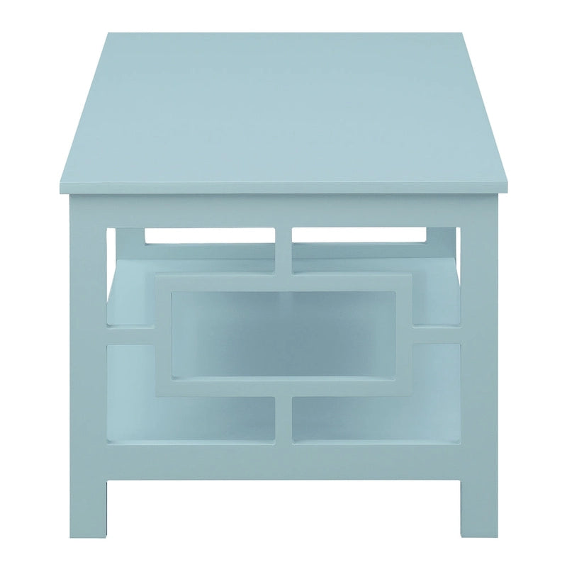 Table basse avec étagères