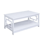 Table basse avec étagères