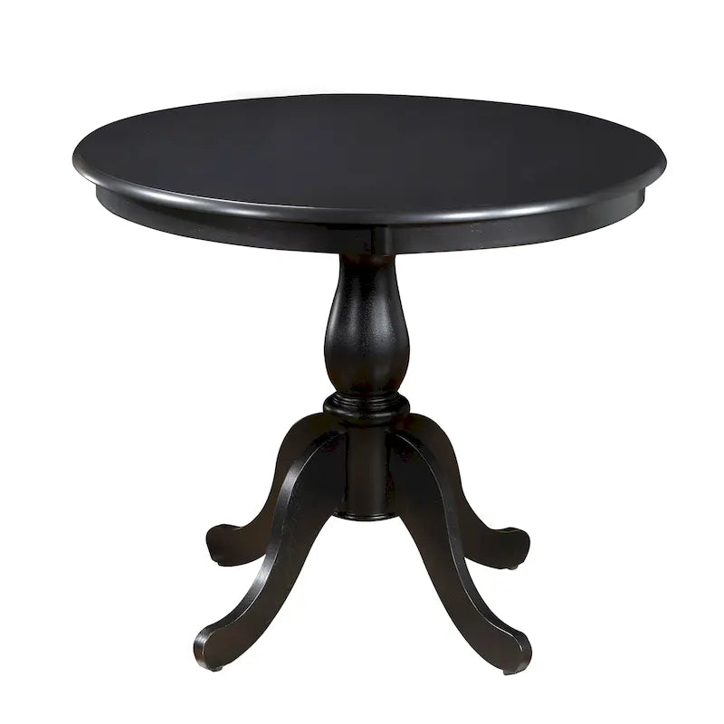 Table à manger ronde à pied central