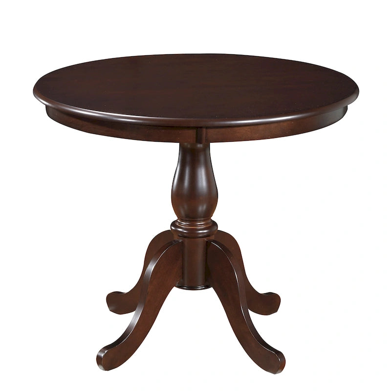 Table à manger ronde à pied central