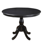 Table à manger ronde à pied central