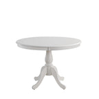 Table à manger ronde à pied central