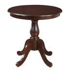 Table à manger ronde à pied central