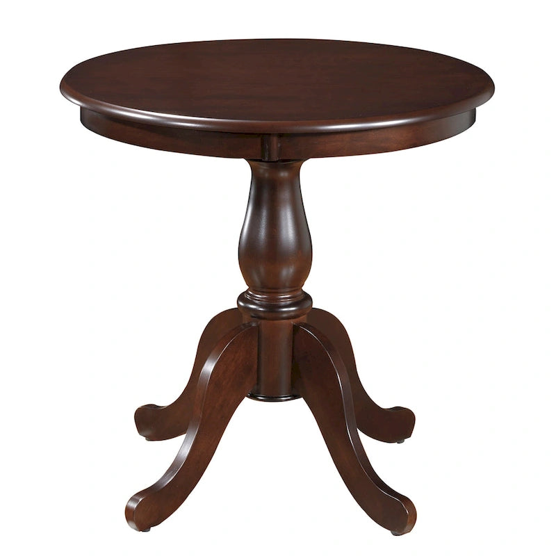 Table à manger ronde à pied central