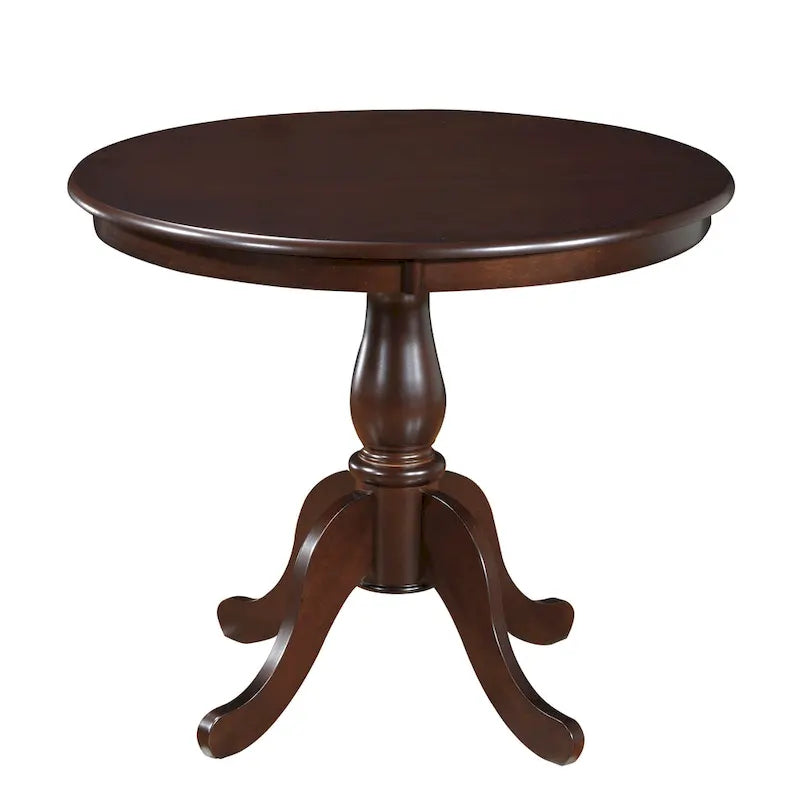 Table à manger ronde à pied central