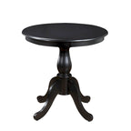 Table à manger ronde à pied central