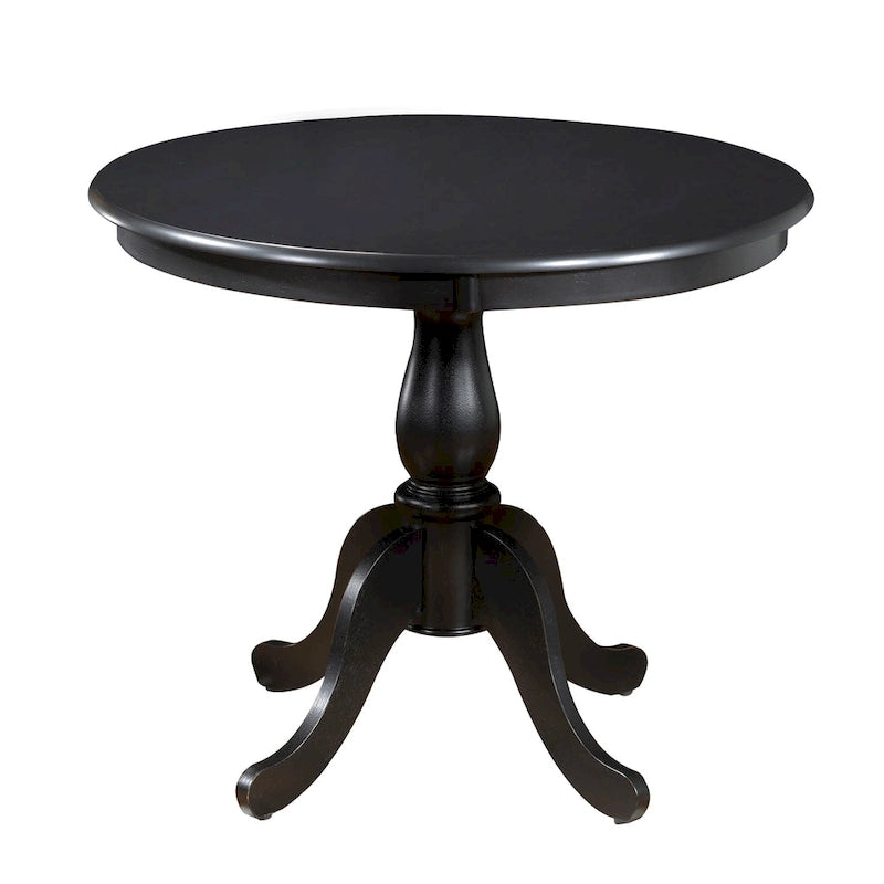 Table à manger ronde à pied central