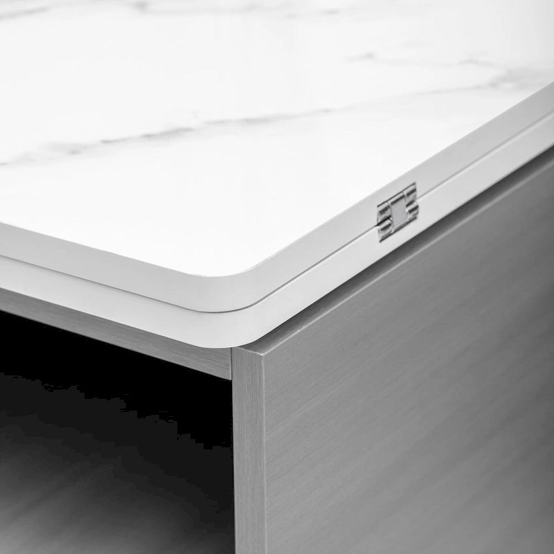 Table basse relevable moderne, multifonctionnelle avec tiroirs