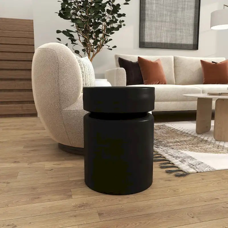 Table d'appoint en métal - Cuivre ou noir