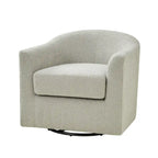 Fauteuil de bureau pivotant ergonomique moderne en tissu bouclette