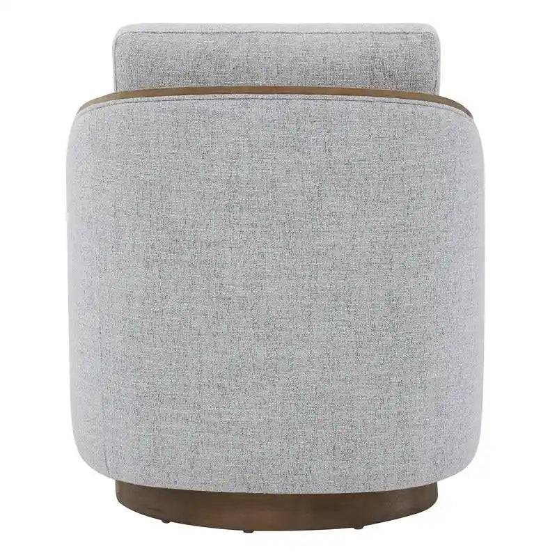 Fauteuil d'appoint pivotant baquet rembourré moderne pour salon