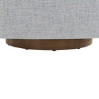 Fauteuil d'appoint pivotant baquet rembourré moderne pour salon