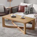 Table basse en bois massif style nordique - 20*10