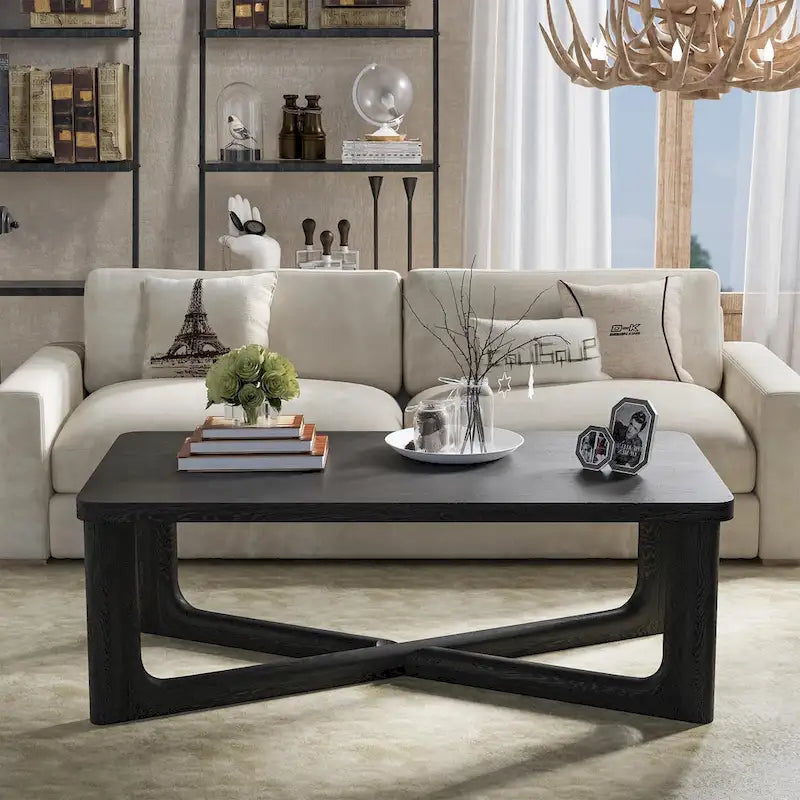 Table basse en bois massif style nordique - 20*10