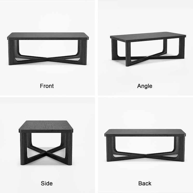 Table basse en bois massif style nordique - 20*10
