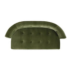 Banquette causeuse touffetée 51 (moderne, avec accoudoirs encastrés)