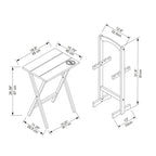 Ensemble de tables de service TV Opal Compass
