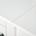 Bureau d'ordinateur de ferme avec étagère supérieure et armoire, Bureau de télétravail avec rangement, pour l'étude