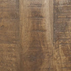 Table basse ronde 48'' en bois massif marron moyen - 48L x 48l x 16H