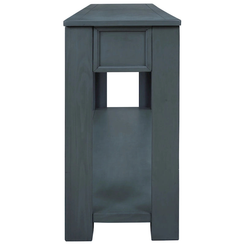 Console/Table de canapé avec tiroirs de rangement et étagère inférieure