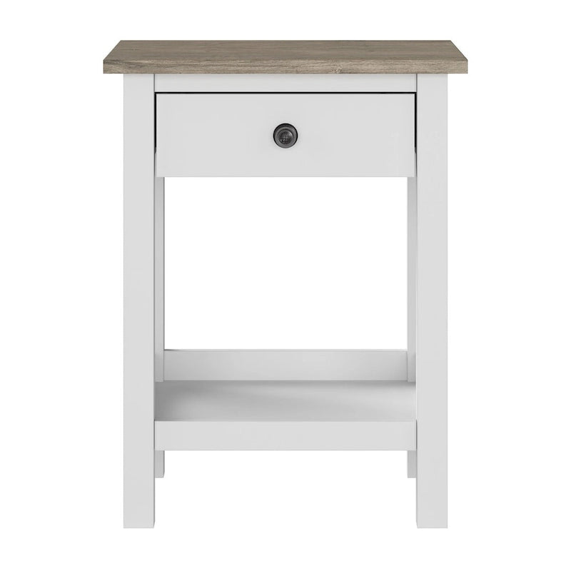 Table d'appoint de salon de ferme.