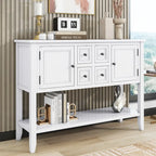 Buffet console vintage avec étagère inférieure