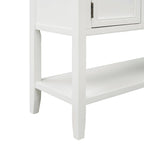 Buffet console vintage avec étagère inférieure