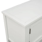 Buffet console vintage avec étagère inférieure