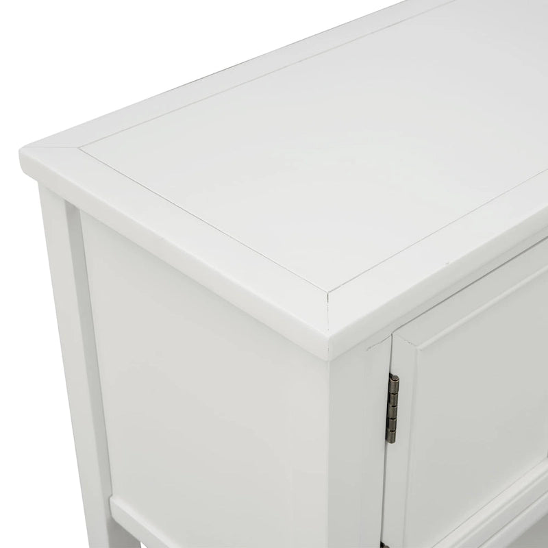 Buffet console vintage avec étagère inférieure