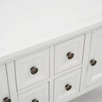 Buffet console vintage avec étagère inférieure
