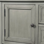 Buffet console vintage avec étagère inférieure