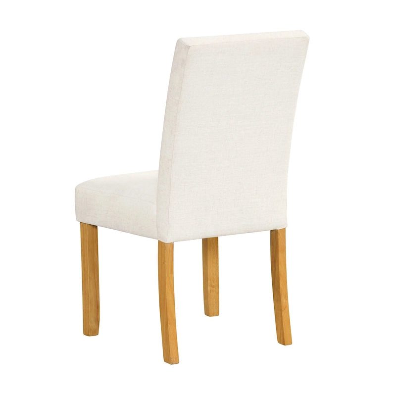 Chaises de salle à manger à dossier capitonné - Ensemble de 2