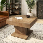 Table basse carrée en bois de 31,5 pouces - Table d'appoint/de cocktail