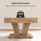 Table basse carrée en bois de 31,5 pouces - Table d'appoint/de cocktail