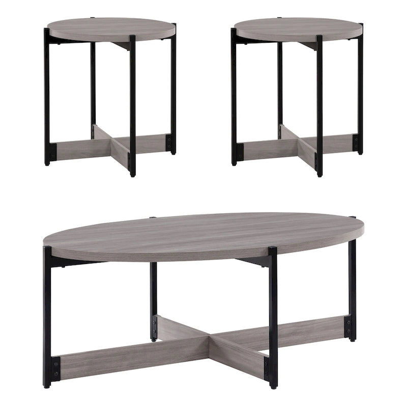 Ensemble de 3 tables d'appoint