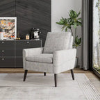 Fauteuil d'appoint petit espace style Mid-Century Modern
