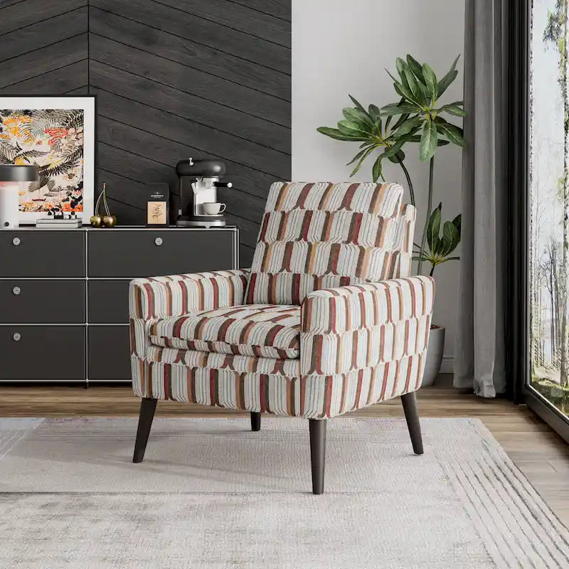 Fauteuil d'appoint petit espace style Mid-Century Modern
